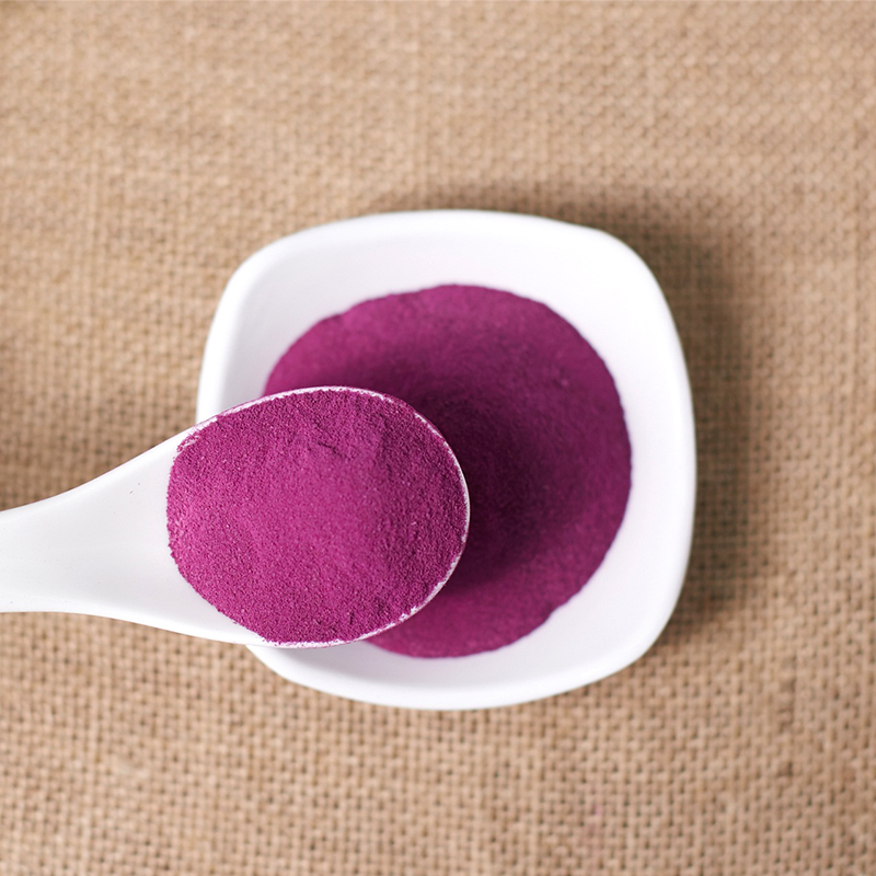 Dehydrated purple sweet potato powder